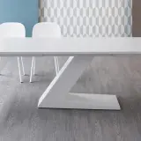 Sleek Modern Light Office Discussion Table - Maoters thumbnail 8
