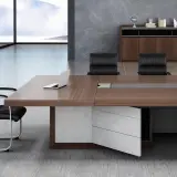 Large Wood-Style Conference Table - Maoters thumbnail 8