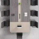Modern Large-Scale Business Conference Table – Maoters thumbnail 11