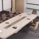 Modern Light Luxury Lacquer Conference Table thumbnail 9