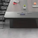 Office Boardroom Rounded Edge Meeting Table - Maoters thumbnail 10
