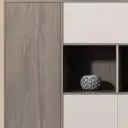 Modern Office Storage Cabinet with Open Shelves - Maoters thumbnail 8