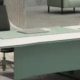 European Minimalist Office Executive Desk - Maoters thumbnail 9