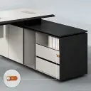 Modern Office Minimalist Executive Desk - Maoters thumbnail 9