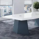 Large Modern Minimalist Boardroom Table - Maoters thumbnail 11