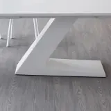 Sleek Modern Light Office Discussion Table - Maoters thumbnail 9