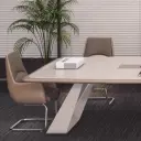 Modern Light Luxury Lacquer Conference Table thumbnail 8