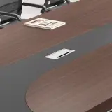 Large Boardroom Two-Tone Conference Table - Maoters thumbnail 8