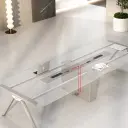 Minimalist Modern Conference Table for Boardroom - Maoters thumbnail 8