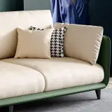 Modern Upholstered Leather Sofa - Maoters thumbnail 9