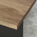 Industrial-Style Wood Executive Desk - Maoters thumbnail 11