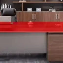 L Shaped Desk with Cabinet Storage – Maoters thumbnail 10