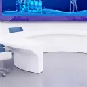 Office Futuristic Circular Conference Table - Maoters thumbnail 9