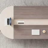 Light Luxury Conference Table – Simple Modern Oval thumbnail 9