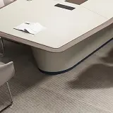 Light Luxury Modern Lacquered Conference Table - Maoters thumbnail 9