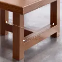 Long Rustic Wooden Conference Table - Maoters thumbnail 9