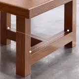 Long Rustic Wooden Conference Table - Maoters thumbnail 9