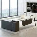 Modern Office Minimalist Executive Desk- Maoters thumbnail 1