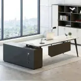 Modern Office Minimalist Executive Desk- Maoters thumbnail 1