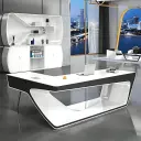 Futuristic Executive Office Desk - Maoters thumbnail 1