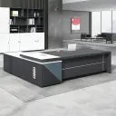 Office Executive Desk Modern President – Maoters thumbnail 1