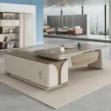 Modern L-Shape Executive Desk - Maoters thumbnail 1