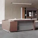 Compact L-Shape Work Desk - Maoters thumbnail 1