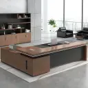Side Cabinet Manager Office Desk - Maoters thumbnail 1
