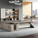 Simple Modern Executive Desk - Maoters thumbnail 1