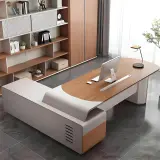 Simple Modern High-Grade Office Desk - Maoters thumbnail 1