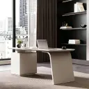 Sleek Modern Lacquer Desk - Maoters thumbnail 1