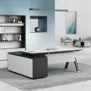Modern Office Minimalist Executive Desk - Maoters thumbnail 1