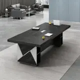 Modern Wood Conference Table for Office Meetings - Maoters thumbnail 1