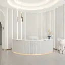 Simple Modern Curve Bar Reception Table - Maoters thumbnail 1