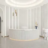 Simple Modern Curve Bar Reception Table - Maoters thumbnail 1