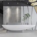 Lobby Curved White Reception Desk - Maoters thumbnail 1