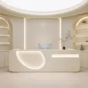 Lobby Curved LED Reception Counter - Maoters thumbnail 1