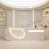 Lobby Curved LED Reception Counter - Maoters thumbnail 1