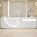 Lobby Curved LED Reception Counter - Maoters thumbnail 3