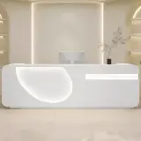 Lobby Curved LED Reception Counter - Maoters thumbnail 3