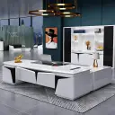Innovative Lacquered Executive Desk - Maoters thumbnail 1