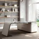 Curved Luxury Manager Desk - Maoters thumbnail 1