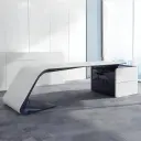 Executive Office Futuristic White Desk - Maoters thumbnail 1