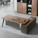 L-Shaped Executive Manager Desk - Maoters thumbnail 1