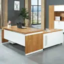 Simple Modern Manager Office Desk - Maoters thumbnail 1