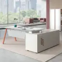 Simple Modern Large Executive Desk - Maoters thumbnail 1