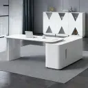 Office Contemporary Sleek Executive Desk - Maoters thumbnail 1