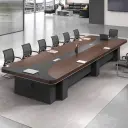 Large Boardroom Two-Tone Conference Table - Maoters thumbnail 1