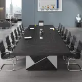 Modern Wood Conference Table for Office Meetings - Maoters thumbnail 4