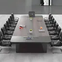 Office Boardroom Rounded Edge Meeting Table - Maoters thumbnail 3